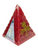 Pyramid Red Scented Candle Vela Piramide Perfumada For Good Luck, Success, Better Mood, ETC. 4"