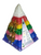 Pyramid 7 Colors Scented Candle Vela Piramide Perfumada For Good Luck, Success, Better Mood, ETC. 4"