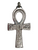 Ankh The Key Of Life  3" Silver Color Spiritual Talisman Charm Pendant