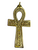 Ankh The Key Of Life  3" Gold Color Spiritual Talisman Charm Pendant