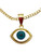 Evil Eye Of Protection From Enemies & Envy Talisman Charm Pendant Necklace 19" 
