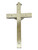 Crucifixion Of Jesus Christ INRI Luminous Inlay 4" Crucifix Pendant Made In Italy