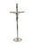 Crucifixion Of Jesus Christ INRI Metal Base Standing 6" Crucifix Made In Italy