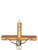 Crucifixion Of Jesus Christ INRI Mahogany & Olive Wood Crucifix  12" Crucifix Made In Italy