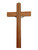 Crucifixion Of Jesus Christ INRI Mahogany & Olive Wood Crucifix  8" Crucifix Made In Italy