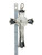 Crucifixion Of Jesus Christ Saint Benedict Medal Black Inlay 3" Crucifix Pendant For Protection, Enemies Go Away, Run Devil Run, ETC.