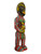 African Bamileke Beaded Female Figure One Of A Kind Handcrafted 21" Primitive Tribal Art Sculpture 