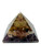 Amyethyst Tigers Eye Quartz Reiki Energy Point Orgonite Pyramid 3"