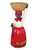 La Madama Spirit Of Healing Carrying Basket On Head Wearing Red Dress 5"  Statue 