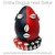 Orisha Eleggua Red/Black Head 12" Statue For Protection, Guidance, Road Opening, ETC.