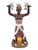 Orisha Chango (Shango) Powerful Warrior Holding Axes 13" Statue For Protection, Increase Personal Power, Virility, ETC. 