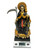 Holy Death Santa Muerte With Owl On Shoulder 12" Statue For Protection, Positive Changes, Open Road, ETC.