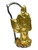 Santa Muerte Gold 13" Statue For Protection, Positive Changes, Open Road, ETC.