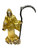Santa Muerte Gold 13" Statue For Protection, Positive Changes, Open Road, ETC.