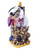 Santa Muerte Multicolor With Glowing Ball Plug In Light 11" Statue For Protection, Positive Changes, Open Road, ETC.