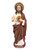 Sacred Heart Of Jesus Sagrado Corazon Wearing Brown 12" Statue For Devotion, Healing, Protection, ETC.