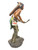 Native American Indian Warrior Shooting Bow & Arrow 14" Statue For Family, Peace, Strength, ETC.