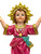 Divine Child Jesus Divino Nino Standing On Clouds 12" Statue To Alleviate Suffering, Inner Peace, Divine Blessings, ETC.