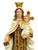 Our Lady Of Mount Carmel Virgen De Carmen Virgin Mary Standing On Base 12" Statue For Inner Peace, Contemplation, Family Bonding, ETC. 