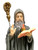 Saint Benedict San Benito Standing On Green Base 12" Statue For Protection, Enemies Go Away, Run Devil Run, ETC.