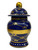 Orisha Yemaya Mother Of All Waters Navy Blue & Gold 6" Porcelain Offering Jar Sopera With Lid For Rejuvenation, Fertility, Healing, ETC.