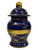 Orisha Yemaya Mother Of All Waters Navy Blue & Gold 6" Porcelain Offering Jar Sopera With Lid For Rejuvenation, Fertility, Healing, ETC.