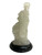 Laughing Happy Lucky White Buddha 4" Feng Shui Decorative Statue For Goals, Abundance, Peace, ETC. (VERSION 1)