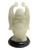 Laughing Happy Go Lucky White Buddha 4" Feng Shui Decorative Statue For Goals, Abundance, Peace, ETC. (VERSION 2)