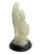 Laughing Happy Go Lucky White Buddha 4" Feng Shui Decorative Statue For Goals, Abundance, Peace, ETC. (VERSION 2)