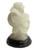 Laughing Happy Go Lucky White Buddha 4" Feng Shui Decorative Statue For Goals, Abundance, Peace, ETC. (VERSION 5)