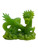 Feng Shui Green Dragon Facing Right 4” Resin Figurine For Good Luck, Prosperity, Abundance, ETC