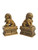 Prosperity Lion Fu Dog Guardian Foo Dog Pair 4” Resin Feng Shui Figurines For Protection, Ward Off Evil, Good Luck, ETC.