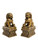 Prosperity Lion Fu Dog Guardian Foo Dog Pair 4” Resin Feng Shui Figurines For Protection, Ward Off Evil, Good Luck, ETC.