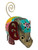 Lucky Elephant With Red Ears Photo Holder 4" Tin Photo Clip Stand Spiritual Home Decor