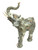 Lucky Cash Money Elephant Spiritual Home Decor Talisman 8.5" Statue For Wisdom, Abundance, Good Luck, ETC.