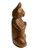 Blissful Praying Hands Yoga Cat Sitting Cross Legged In Lotus Pose Wooden Buddha Kitty Cat In Deep Meditation Wooden Spiritual Home Decor 9.5" Statue For Inner Peace, Good Luck, Clear Mind, ETC.