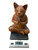 Blissful Praying Hands Yoga Cat Sitting Cross Legged In Lotus Pose Wooden Buddha Kitty Cat In Deep Meditation Wooden Spiritual Home Decor 9.5" Statue For Inner Peace, Good Luck, Clear Mind, ETC.