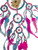 Pink & Blue Dreamcatcher 12" For Good Dreams, Highest Potential, Sacred Connection, ETC.