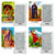 Saint Lazarus Laminated 3.5" x 2" Prayer Card With English Prayer