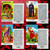 7 African Powers Laminated 3.5" x 2" Prayer Card With English Prayer