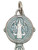 Saint Benedict San Benito Silver/Blue 2" Key Talisman For Protection, Enemies Go Away, Run Devil Run, ETC.