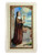 Santa Clara De Asis With Sun Rays Laminated 4" x 2" Prayer Card With Spanish Oracion