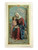 Saint Anne Laminated 4" x 2.5" Prayer Card With English Prayer