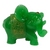Lucky Jade Green Elephant 2" Statue