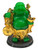 Lucky Buddha Gold & Green 4” Statue