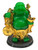 Lucky Buddha Version 1 Gold & Green 4" Feng Shui Decorative Statue For Goals, Abundance, Peace, ETC.