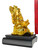 Lord Ganesh The Remover Of Obstacles On Black Pedestal  7" Statue