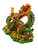 Feng Shui Colorful Dragon Facing Right 3.5” Resin Figurine For Good Luck, Prosperity, Abundance, ETC