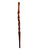 Folk Art Carved Totem Sculpture Tribal 40" Spirit Stick Cane Dark Wood Walking Stick One Of A Kind