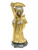 Santa Muerte & Golden Money Circle Talisman 8 Statues Set For Protection, Positive Changes, Open Road, ETC. #2 Gold With Scythe